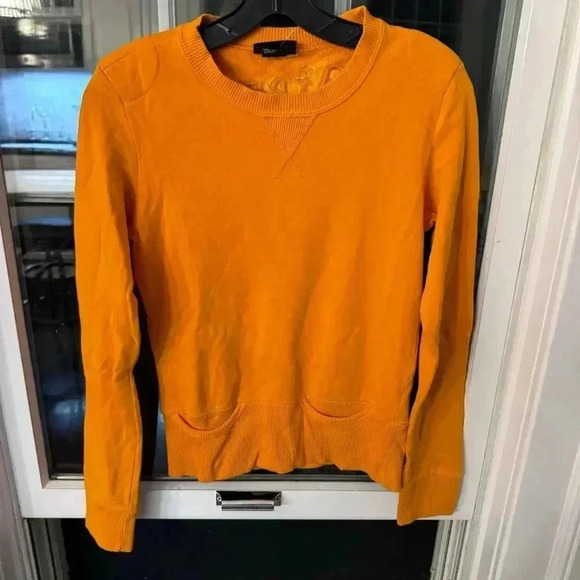 Diesel Women’s Orange Sweatshirt “Diesel Rocks” On Back Size Small - Picture 3 of 8
